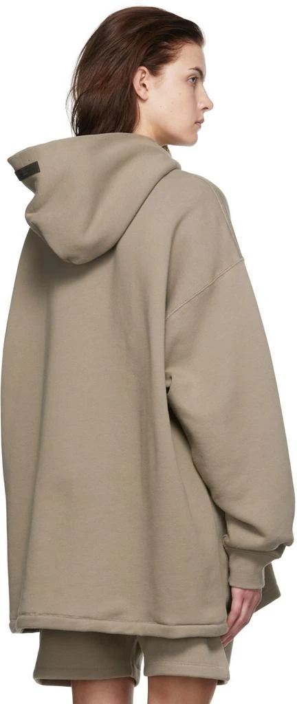 商品Essentials|Essentials灰褐色棉质女士连帽衫卫衣,价格¥350,第3张图片详细描述
