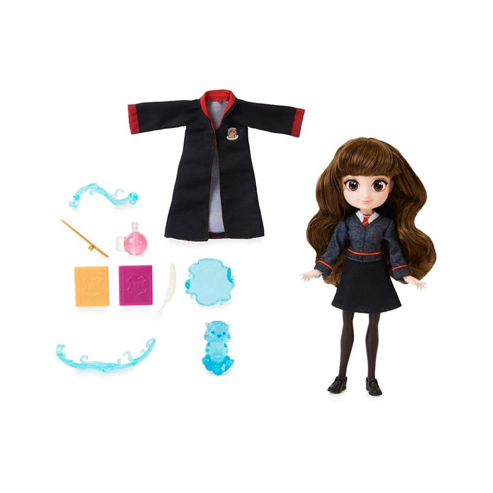 商品Wizarding World|Harry Potter, 8-inch Hermione Granger Light-up Patronus Doll with 7 Doll Accessories and Hogwarts Robe, Kids Toys for Ages 5 and up,价格¥37,第1张图片