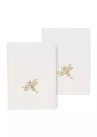 商品Linum Home Textiles|Home Braelyn 2Pc Embellished Washcloth Set,价格¥480,第1张图片