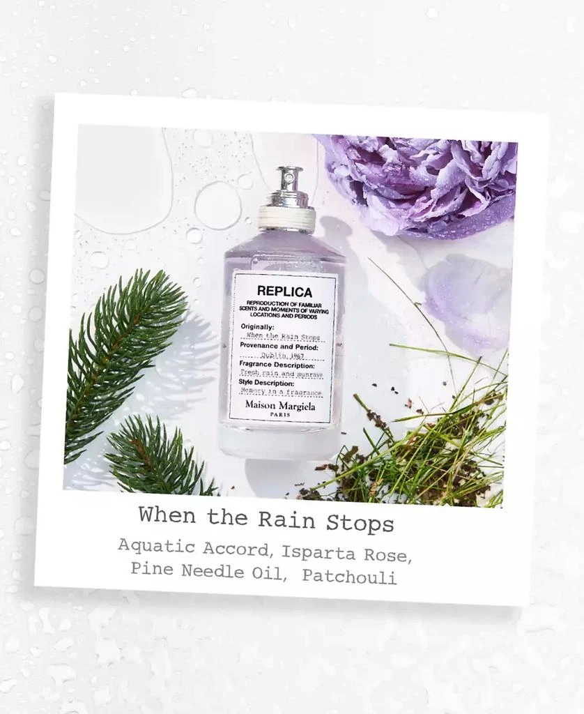商品MAISON MARGIELA|REPLICA When The Rain Stops Eau de Toilette, 3.4 oz.,价格¥630,第2张图片详细描述