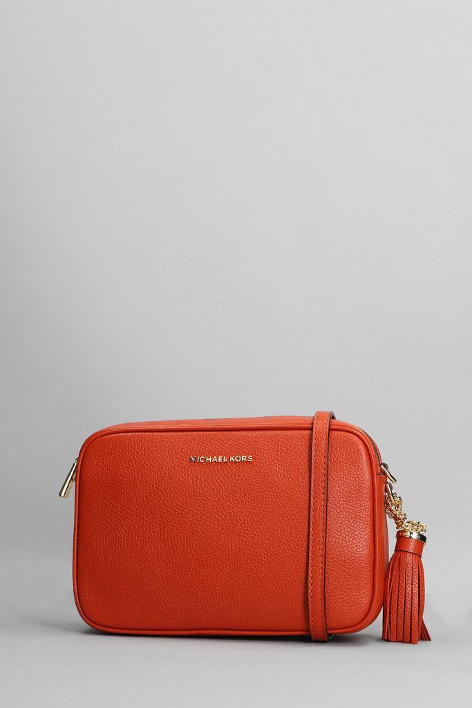 商品Michael Kors|MICHAEL Michael Kors Ginny Shoulder Bag In Orange Leather,价格¥1642,第4张图片详细描述