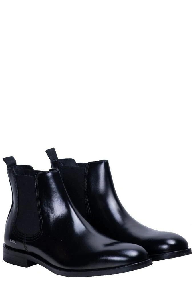 商品Karl Lagerfeld Paris|Karl Lagerfeld Round-Toe Ankle Boots,价格¥1619,第4张图片详细描述