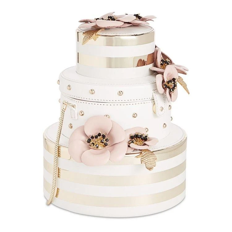商品Kate Spade|Wedding Belles Wedding Flower Cake Mini Clutch,价格¥1974,第4张图片详细描述