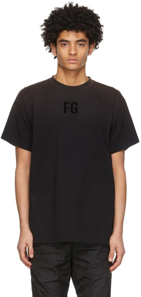 商品Fear of god|Black 'FG' T-Shirt,价格¥1990,第1张图片