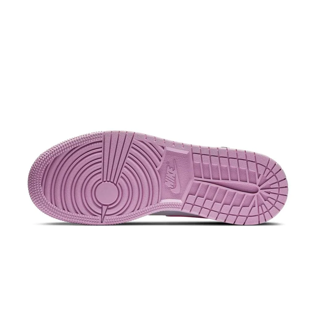 商品Jordan|Air Jordan 1 Mid White Arctic Pink (GS),价格¥2133,第5张图片详细描述