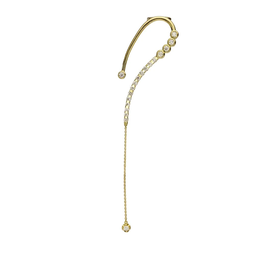 商品AME|Âme Q 18K Yellow Gold, Lab-Grown Diamond 1.40ct. tw. Bold Ear Cuff (Left),价格¥32956,第1张图片