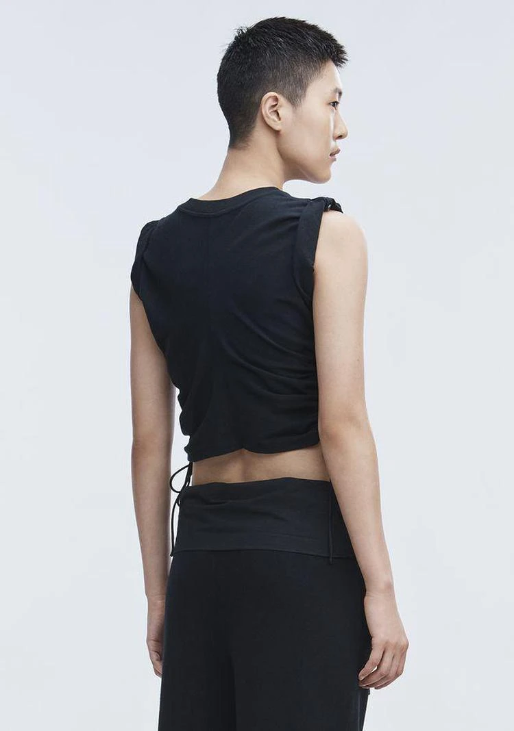 商品Alexander Wang|RUCHED CROP TOP ,价格¥528,第2张图片详细描述