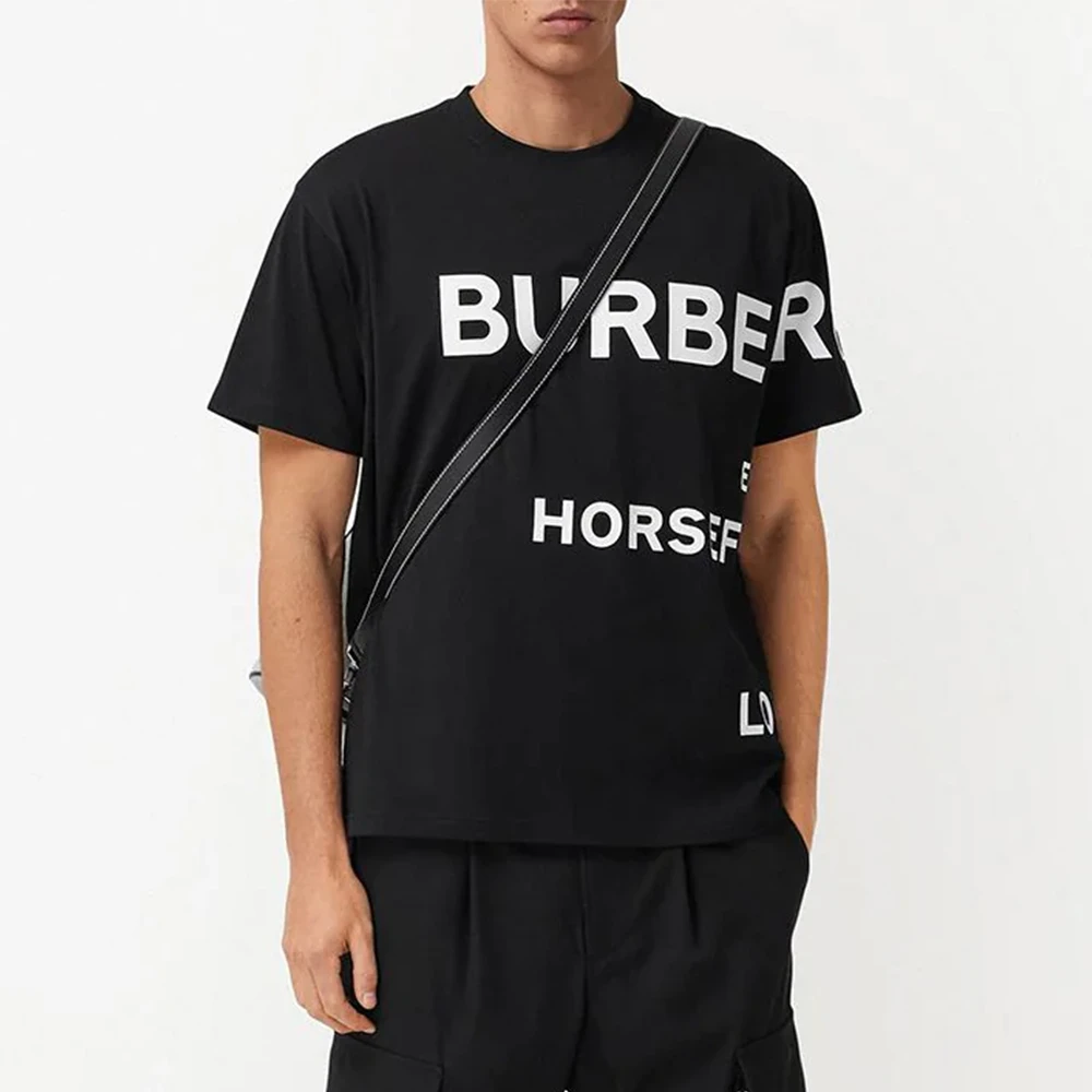 BURBERRY 黑色男士T恤 8040694 商品