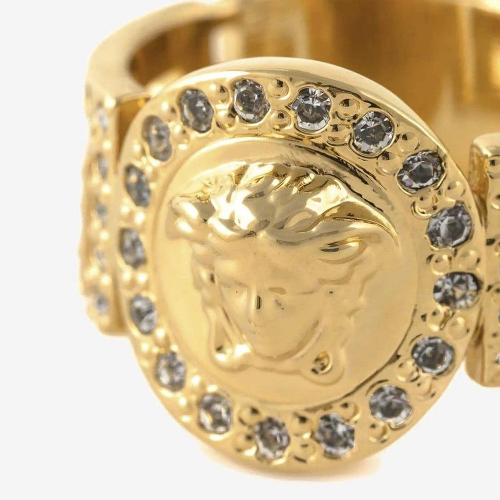 商品Versace|La Medusa Ring With Crystals,价格¥2608,第4张图片详细描述