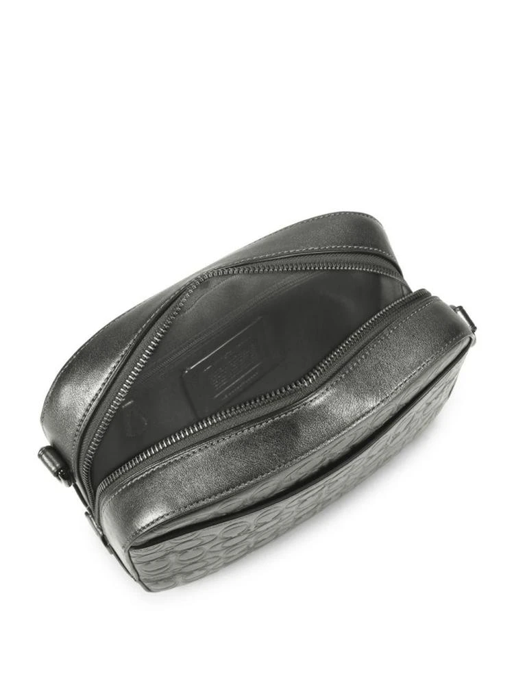 商品Coach|Coach - Signature Metallic Leather Camera Bag,价格¥1303,第2张图片详细描述