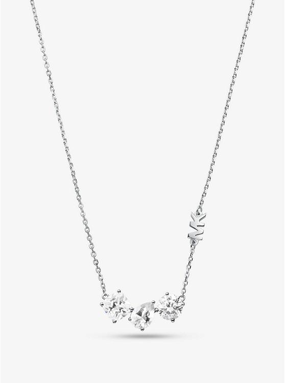 Sterling Silver Stone Necklace商品第1张图片规格展示