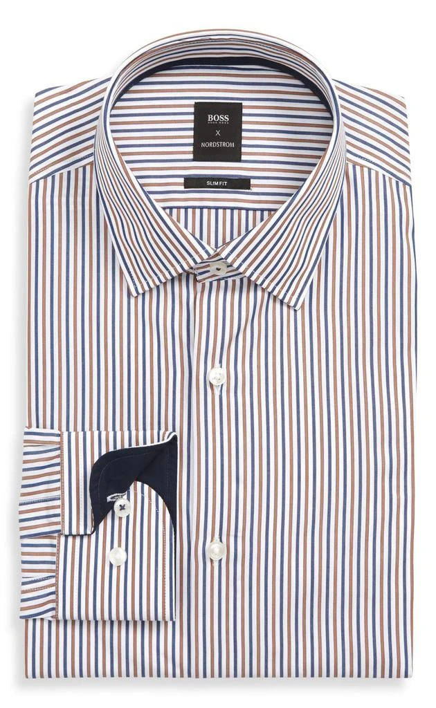 商品Hugo Boss|Jesse Slim Fit Stripe Dress Shirt,价格¥430,第1张图片