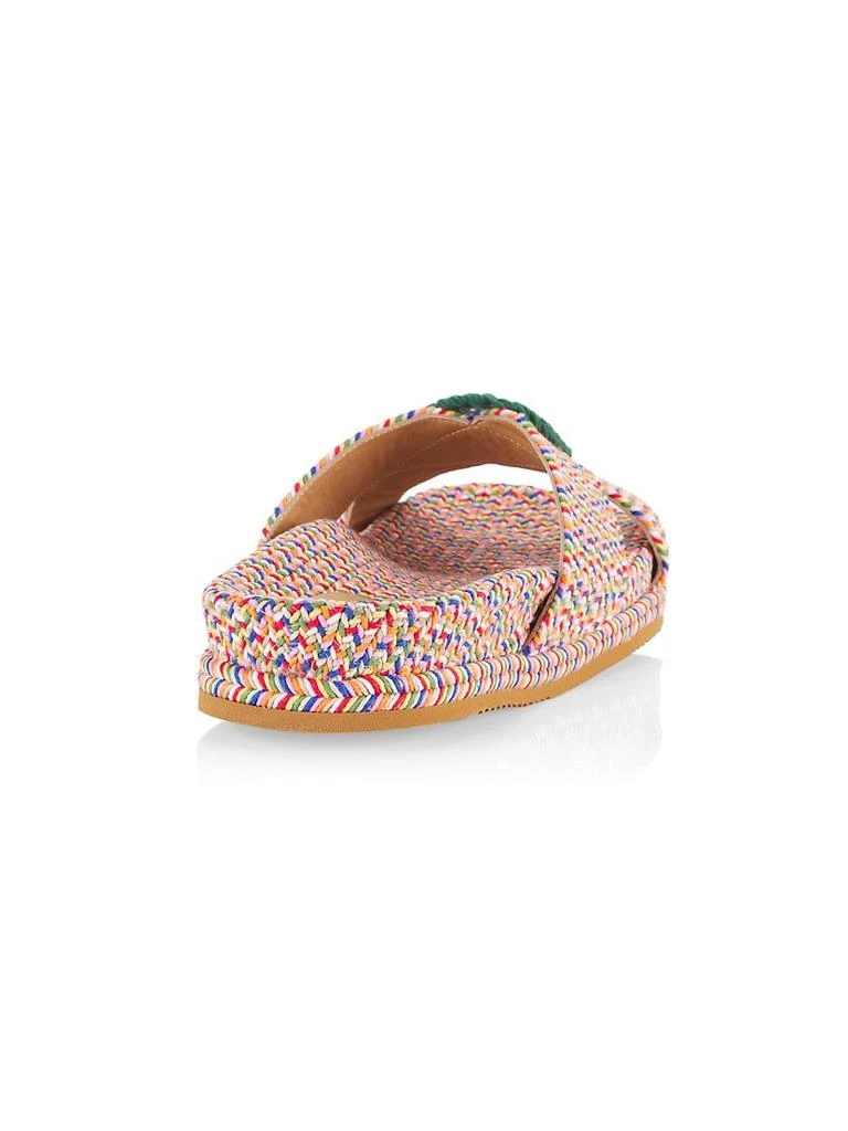 商品CASTAÑER|Zuchi Braided-Cord Raffia Slide Sandals,价格¥748,第3张图片详细描述