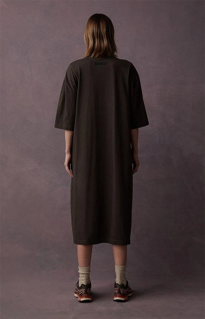 商品Essentials|Women's Off Black 3/4 Sleeve T-Shirt Dress,价格¥263,第4张图片详细描述