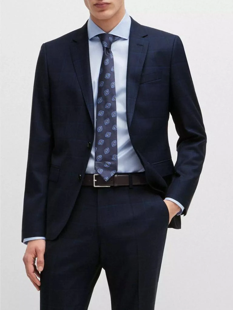 商品Hugo Boss|Slim Fit Suit in Checked Wool,价格¥5601,第2张图片详细描述