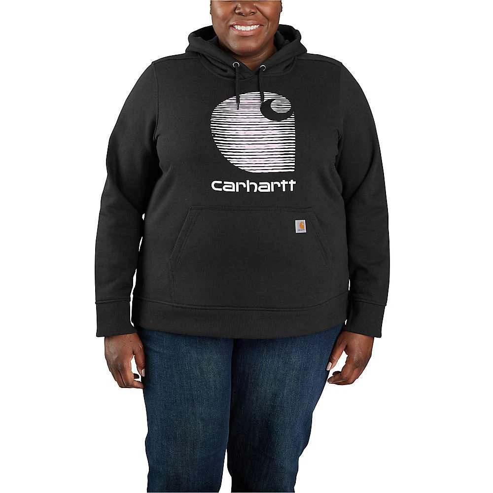 商品Carhartt|Carhartt Women's Rain Defender Relaxed Fit Midweight C Logo Graphic Sweatshirt,价格¥352,第4张图片详细描述