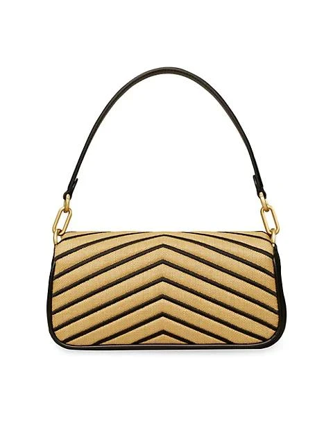 商品Tory Burch|Kira Chevron Straw Shoulder Bag,价格¥2954,第4张图片详细描述
