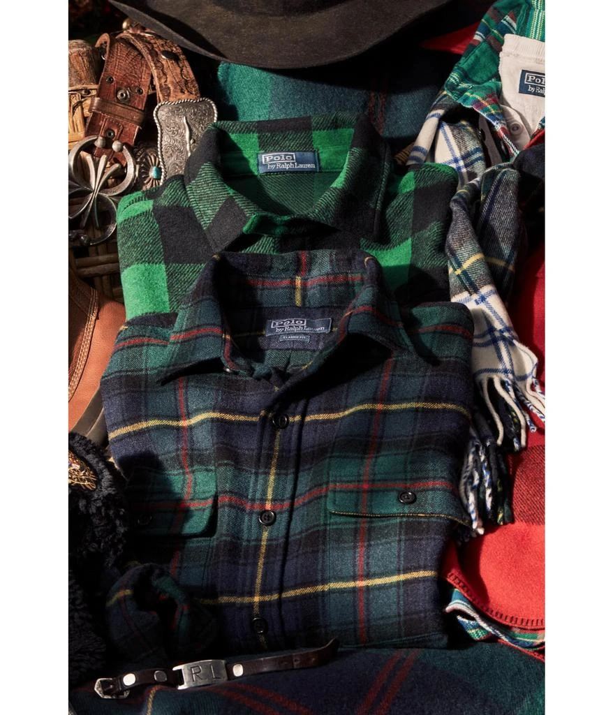 商品Ralph Lauren|Classic Fit Wool Blend Shirt Jacket,价格¥1928,第5张图片详细描述