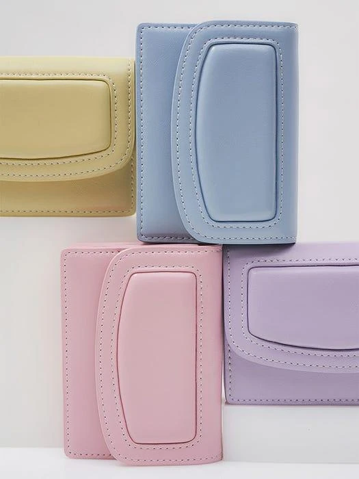 商品LE MASQUE|Palette Card Wallet_Baby Pink,价格¥718,第4张图片详细描述