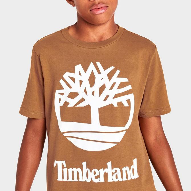 Kids' Timberland Big Tree Logo T-Shirt商品第5张图片规格展示