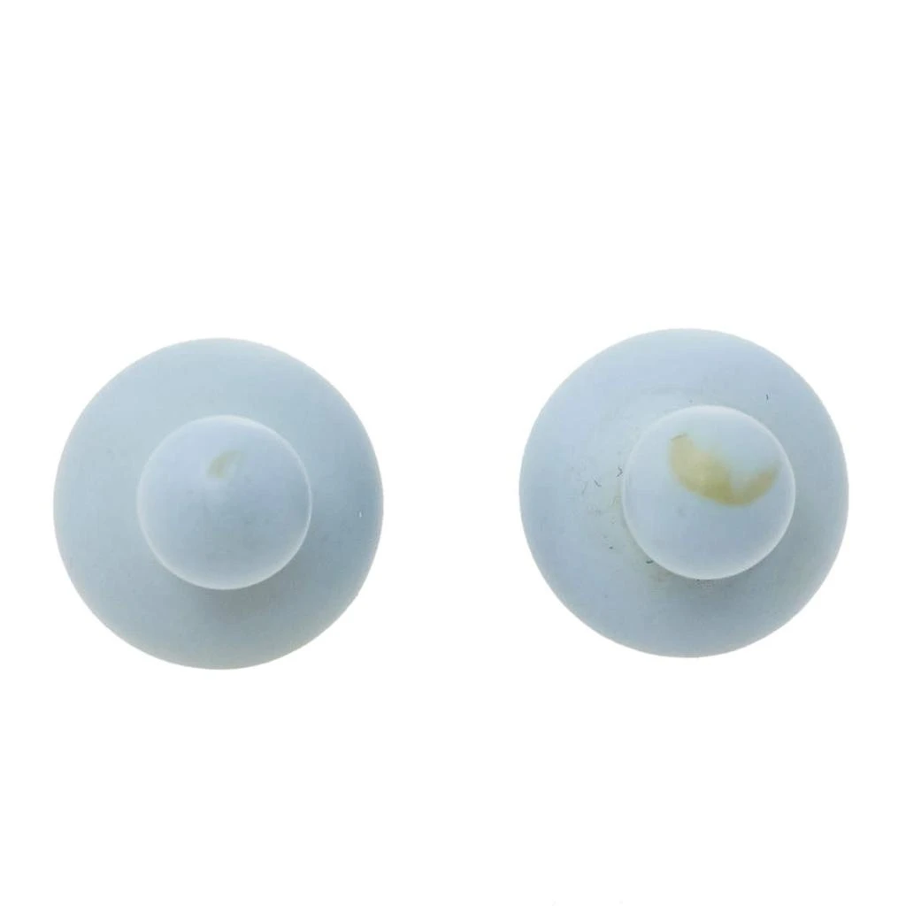 商品[二手商品] Dior|Dior Tribales Powder Blue Matte Gold Tone Stud Earrings,价格¥899,第1张图片