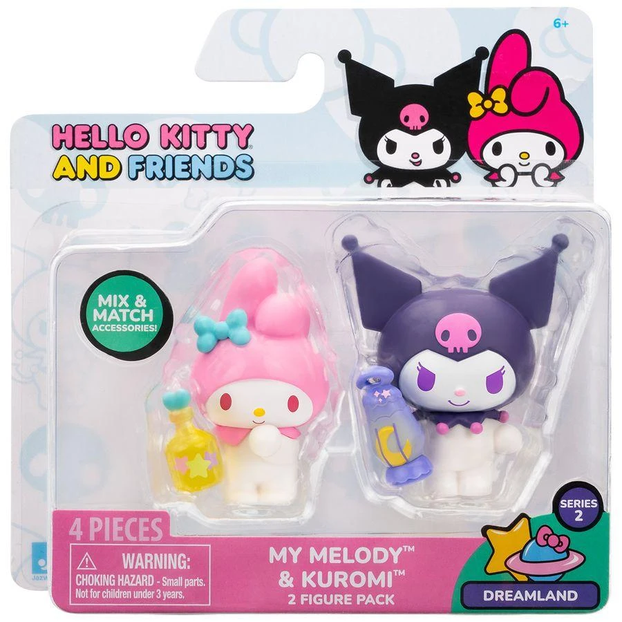 Hello Kitty and Friends Dreamland 2 Figure Pack 2 Inch 商品