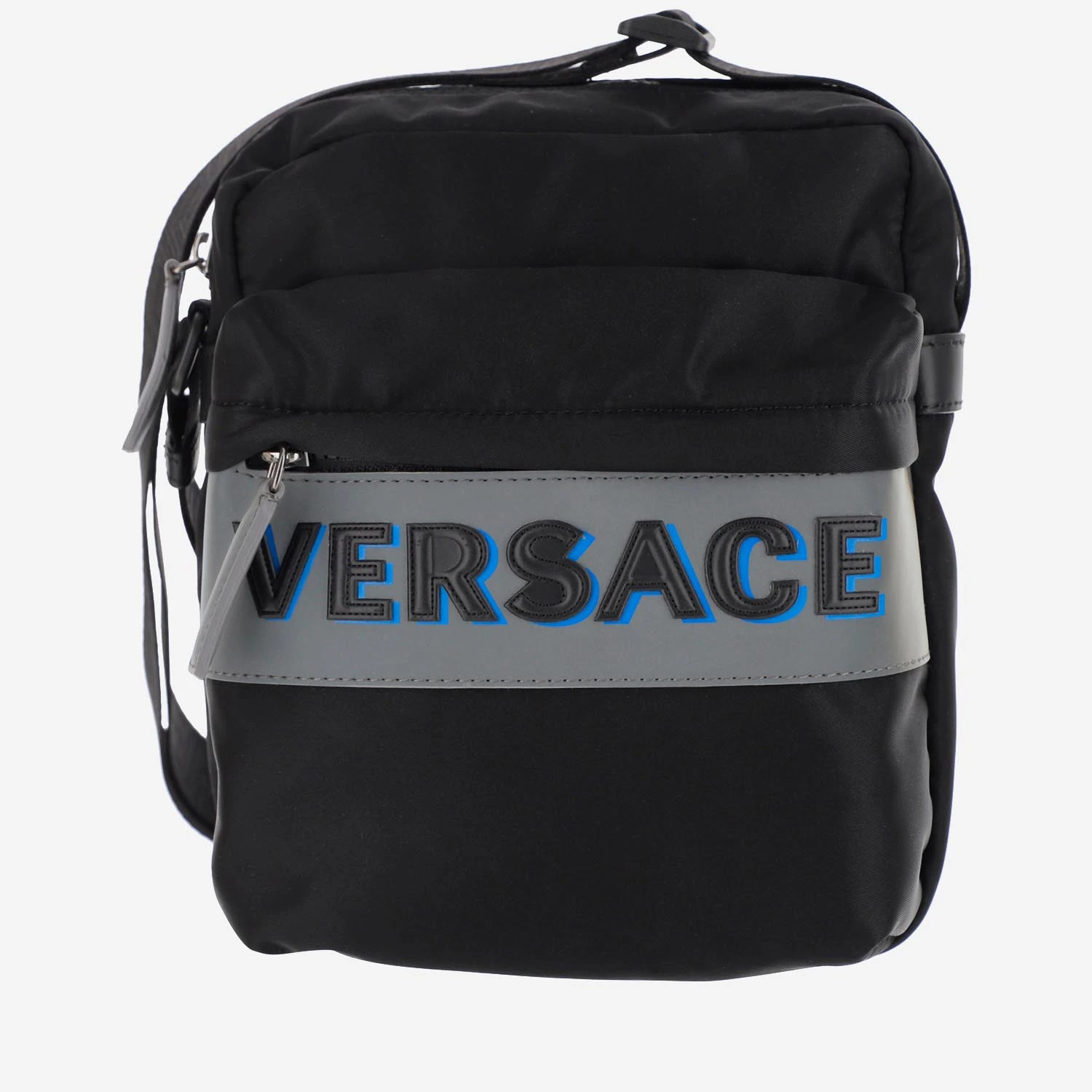 商品[国内直发] Versace|VERSACE 黑色男士斜挎包 DL28083-DNY2R-K046E,价格¥1448,第1张图片