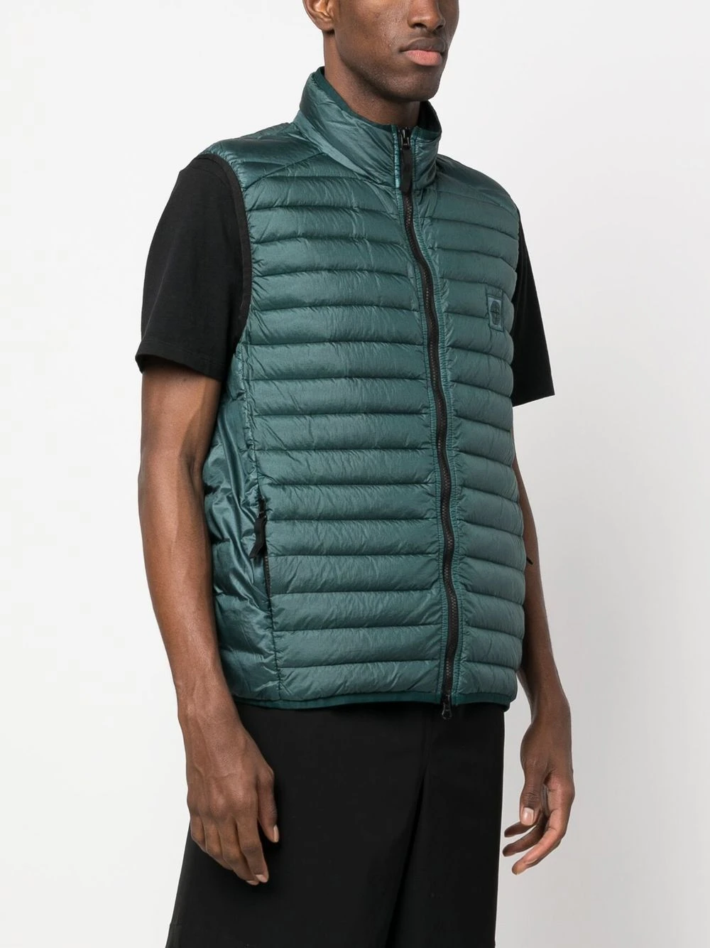 商品【商品预售7天】 Stone Island|Stone Island 男士马甲 7815G0224V0053 绿色,价格¥2951,第4张图片详细描述