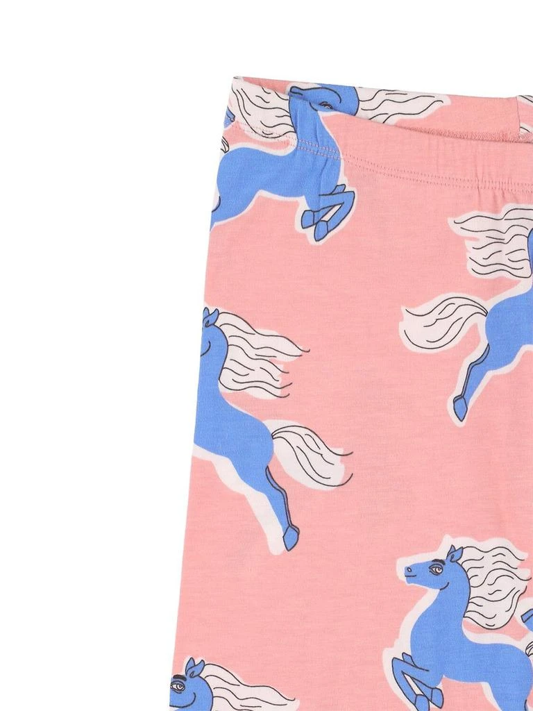商品Mini Rodini|Horse Print Organic Cotton Leggings,价格¥239,第1张图片详细描述