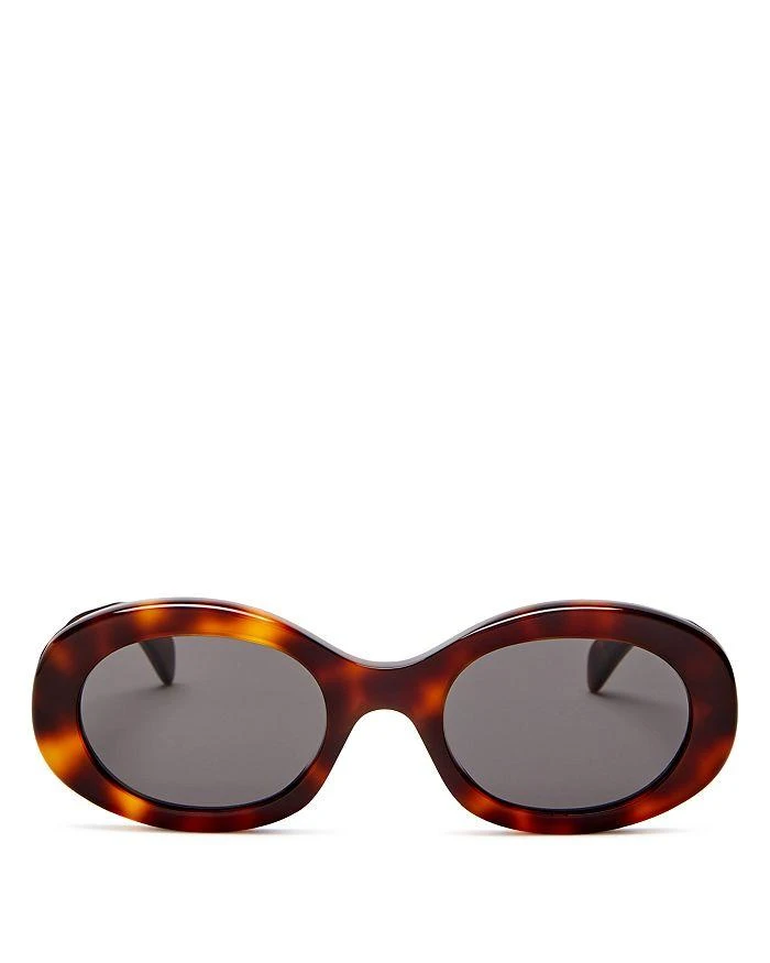 商品Celine|Triomphe Oval Sunglasses, 52mm,价格¥3753,第4张图片详细描述