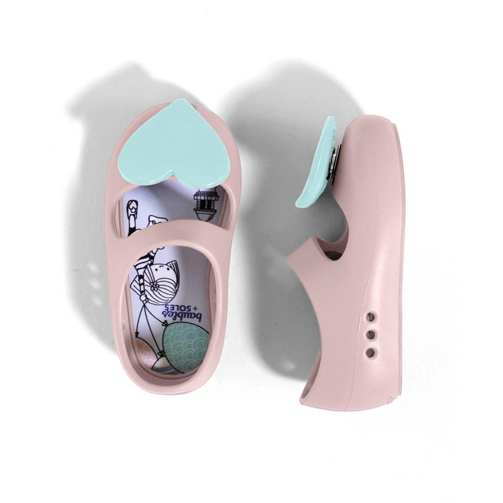 商品Baubles + Soles|Toddler Girls Kaia Shoes with Twist Lock Slip-On Interchangeable Flat,价格¥374,第2张图片详细描述
