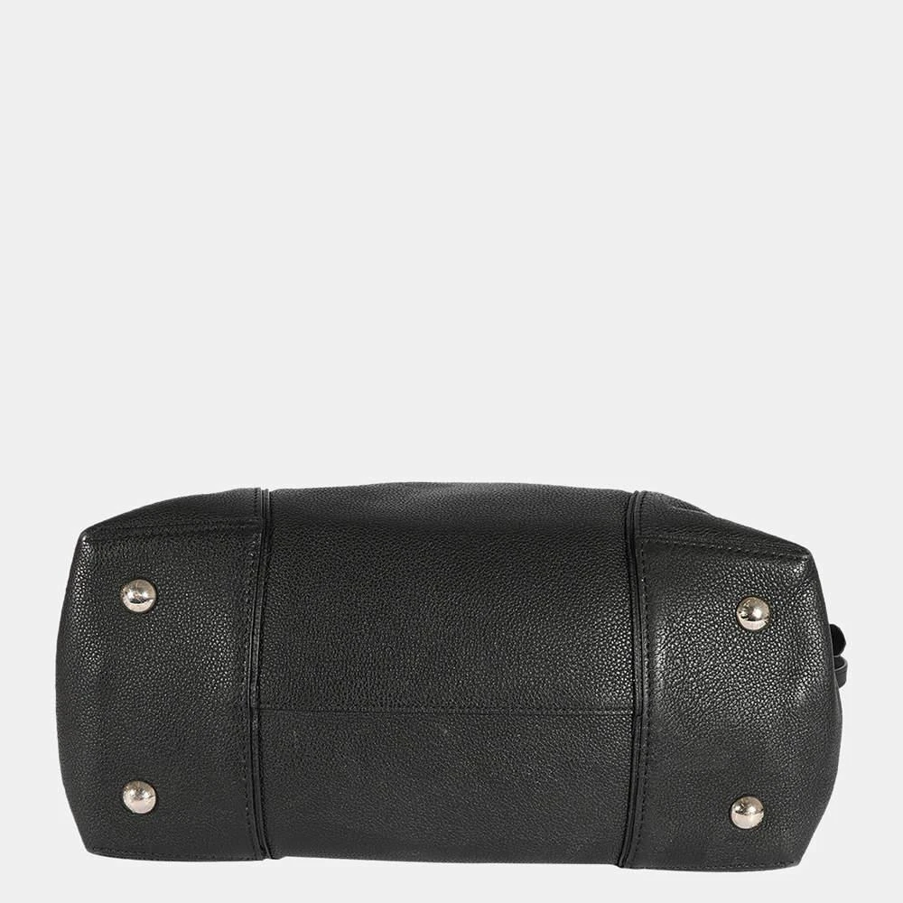商品[二手商品] Louis Vuitton|Louis Vuitton Black Veau Cashmere Soft Lockit MM Bag,价格¥15657,第4张图片详细描述