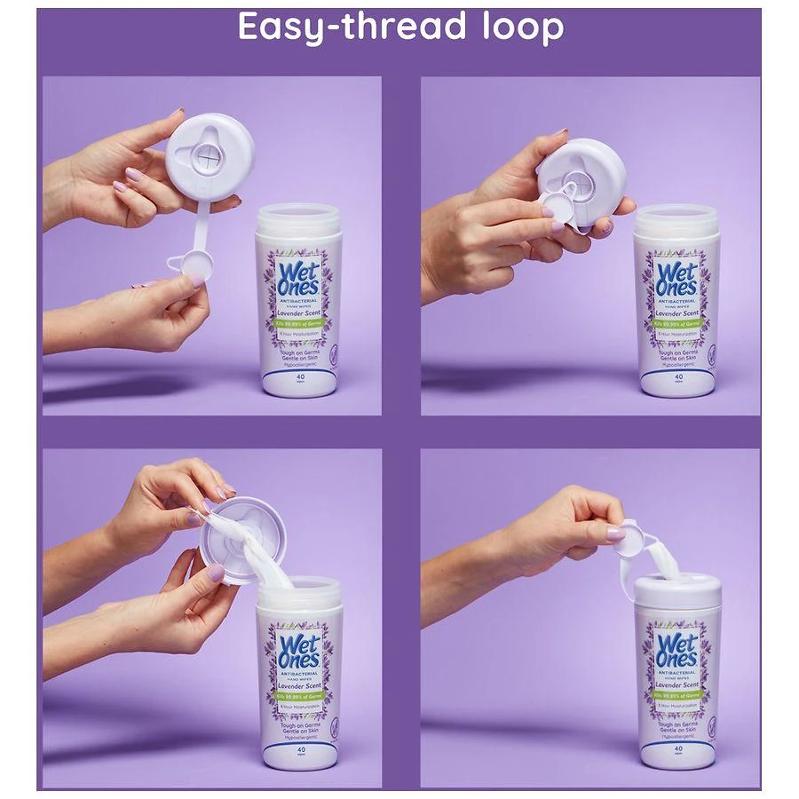Antibacterial Hand Wipes Lavender 商品