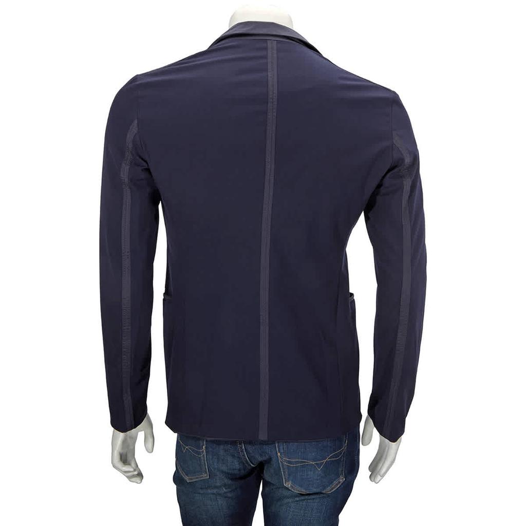 Emporio Armani Mens Reversible Navy Blazer Jacket, Brand Size 46商品第3张图片规格展示