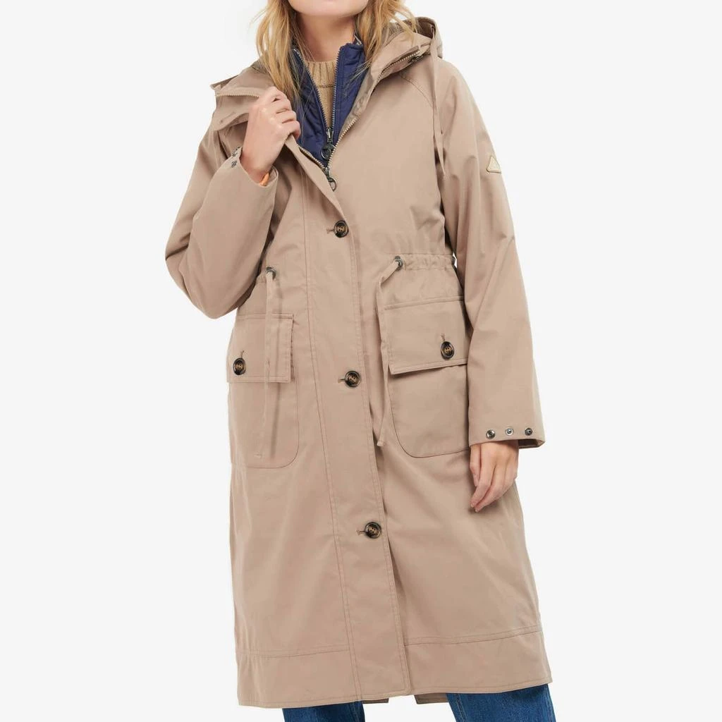 商品Barbour|Barbour Adria Waterproof Cotton-Blend Jacket,价格¥1122,第1张图片