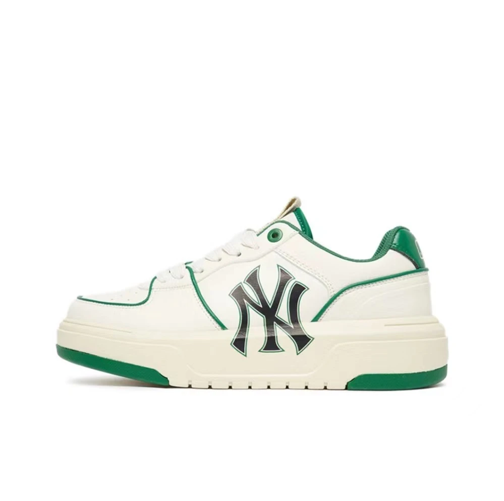 商品MLB|【享贝家】ZY- MLB 纽约洋基队 厚底舒适板鞋 绿色 男女同款 3ASXCA12N-50GNS,价格¥656,第1张图片