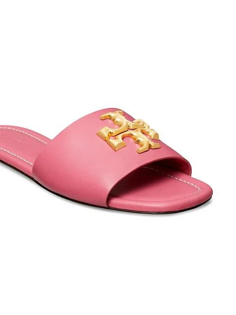 商品Tory Burch|Eleanor Leather Slides,价格¥1051,第5张图片详细描述