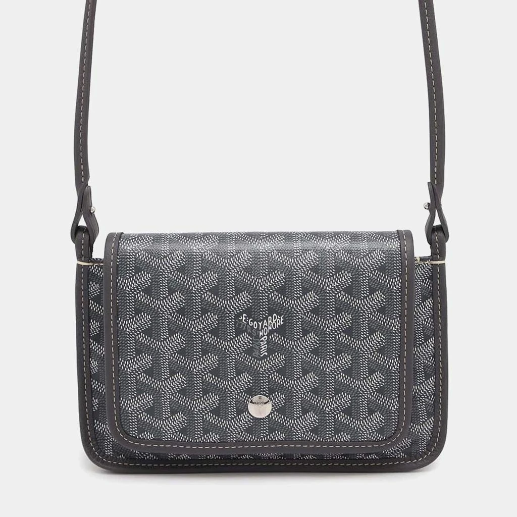 商品Goyard|Goyard Grey Goyardine Coated Canvas Plumet Crossbody Bag,价格¥17110,第1张图片