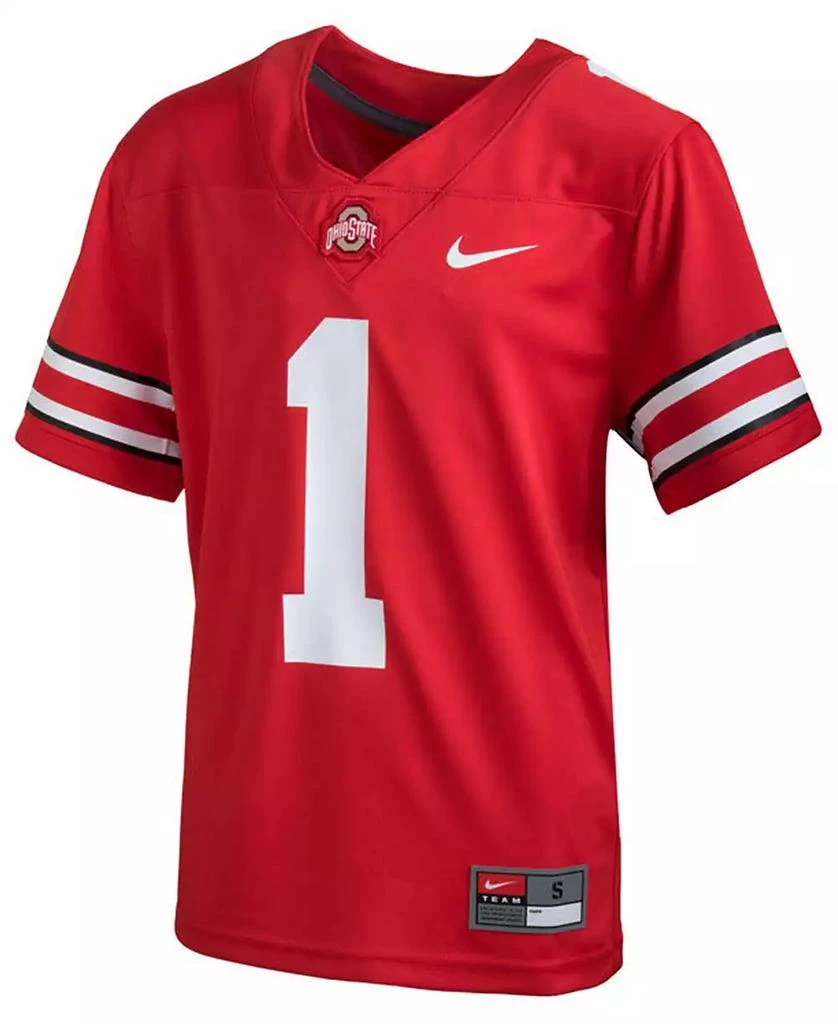 商品NIKE|Men's Ohio State Buckeyes Replica Football Game Jersey, Big Boys (8-20),价格¥428,第1张图片