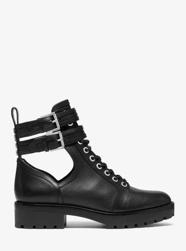 商品Michael Kors|Bensen Leather Combat Boot,价格¥1708,第2张图片详细描述