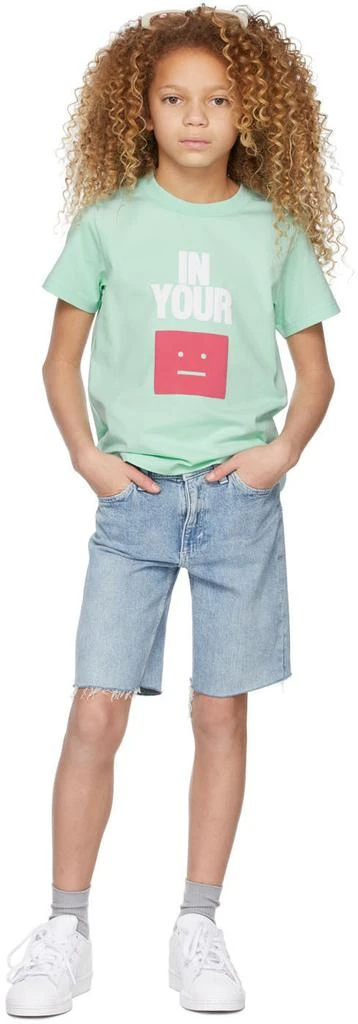 商品Acne Studios|Kids Green Nash Slogan T-Shirt,价格¥585,第1张图片