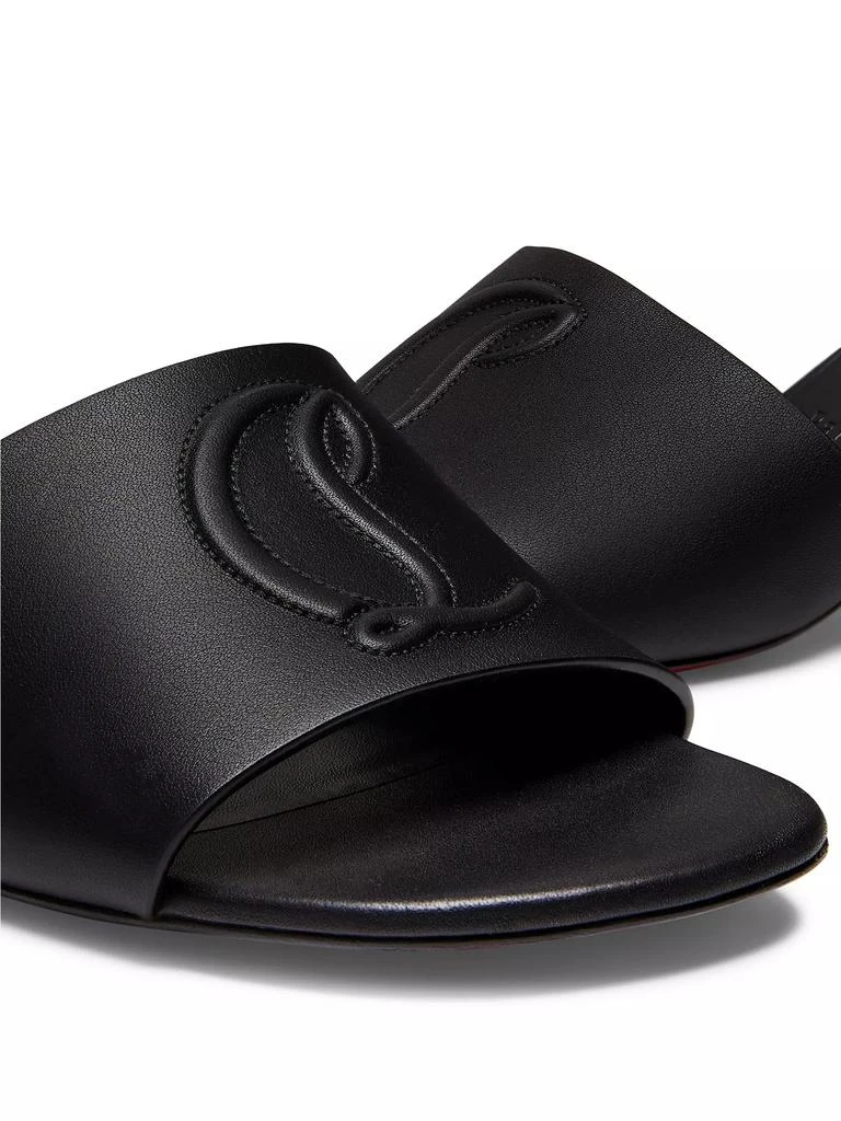 商品Christian Louboutin|So CL 55MM Leather Mules,价格¥5913,第5张图片详细描述