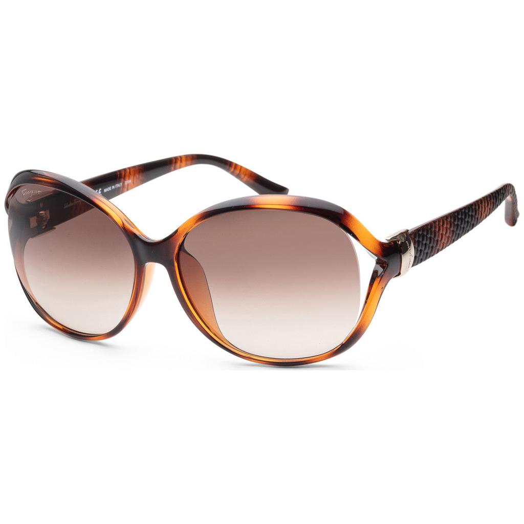 Ferragamo Women's SF770SA-214 Tortoise Sunglasses商品第1张图片规格展示