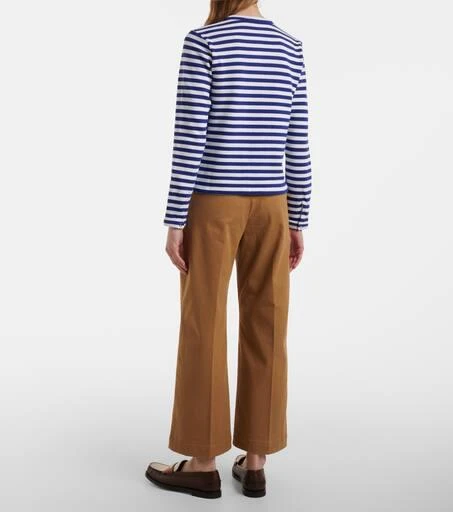 商品Ralph Lauren|Striped cotton-blend terry cardigan,价格¥689,第3张图片详细描述