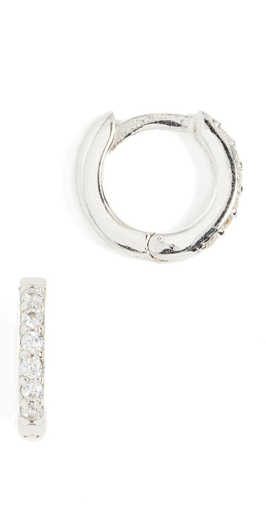 商品Shashi|SHASHI Katerina 密镶圈式耳环,价格¥306,第1张图片