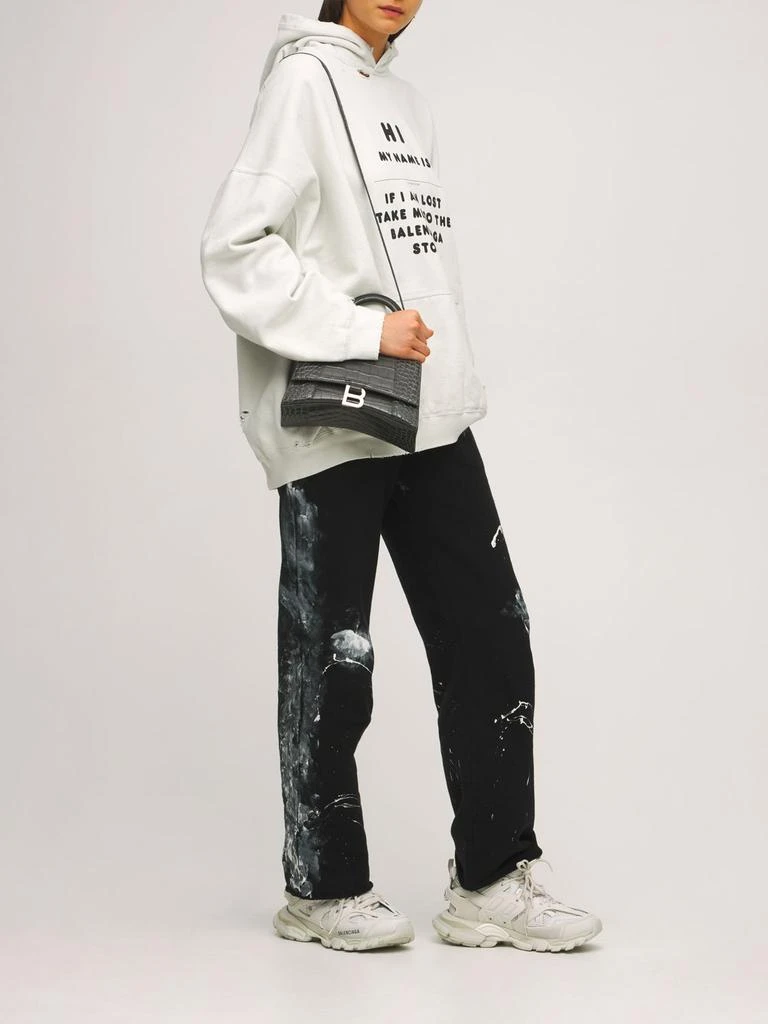 商品Balenciaga|Small Hourglass Embossed Leather Bag,价格¥22765,第1张图片详细描述
