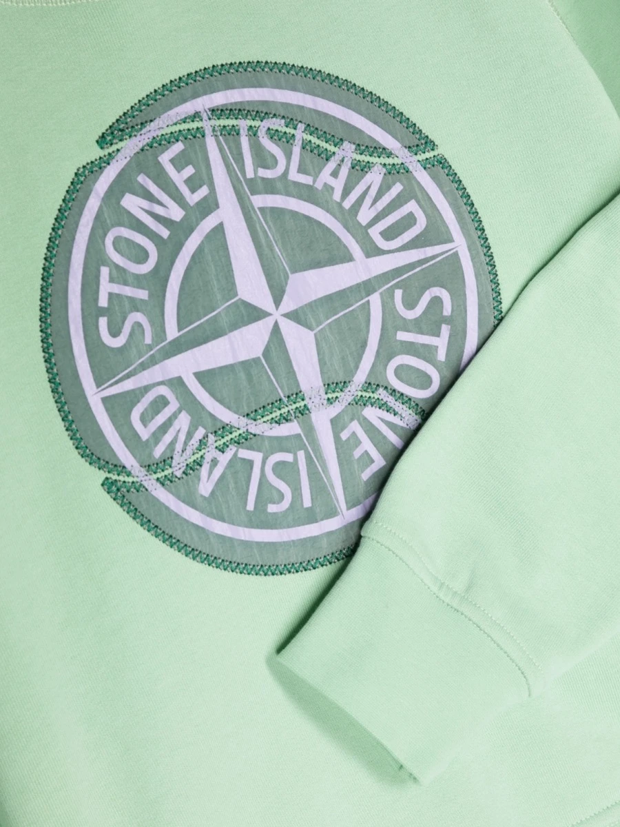 商品Stone Island|Stone Island 男童卫衣 781662875KV0052 绿色,价格¥1145,第4张图片详细描述
