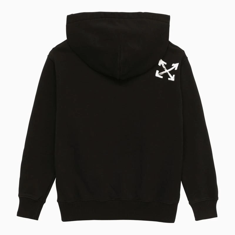 商品Off-White|Black cotton hoodie,价格¥715,第2张图片详细描述