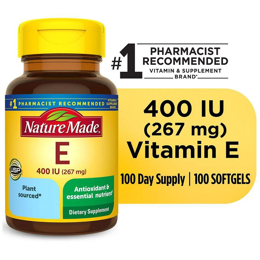 Nature Made Vitamin E 267 mg (400 IU) d-Alpha Softgels 7