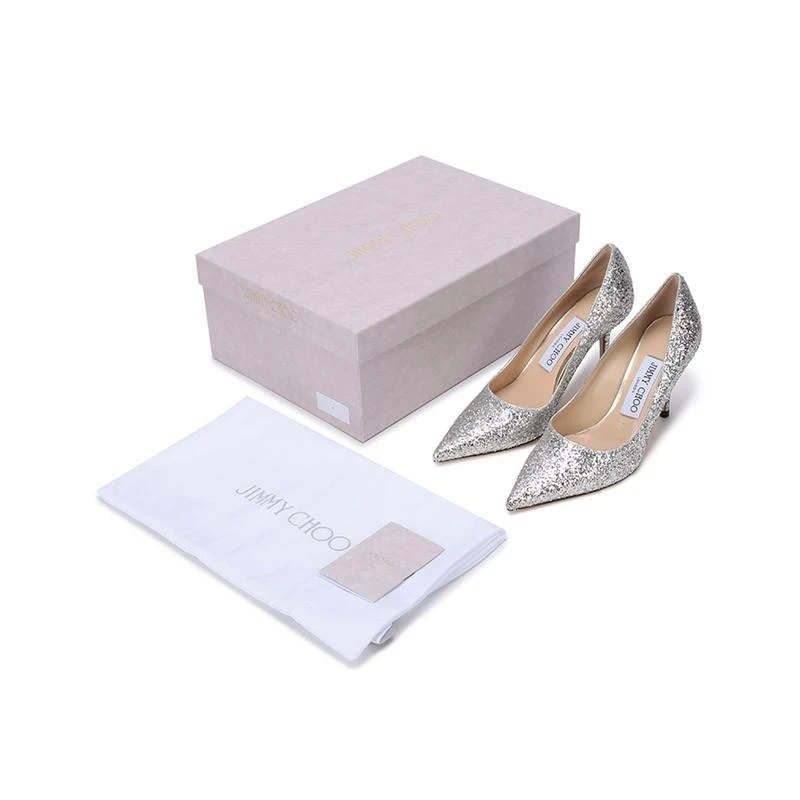 商品[国内直发] Jimmy Choo|女鞋 JIMMY CHOO 周仰杰 奢侈品女鞋 LOVE 系列女士尖头高跟鞋单鞋婚鞋 LOVE 85 LDD 214 PLATINUM 白金色,价格¥3105,第12�张图片详细描述